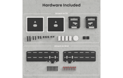 Vivo micro-gap flat tv wall mount for 43-85 inch samsung neo qled tvs (2021-2023) - image 2