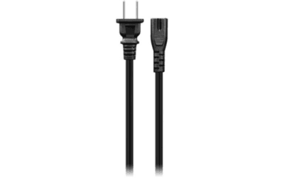 2-prong ac power cord cable plug for samsung, sony, tcl, and more - image 2