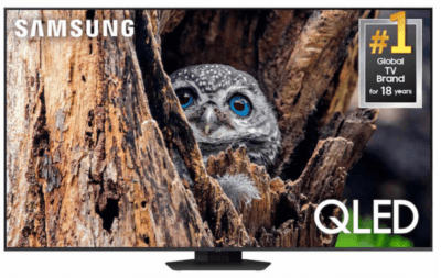 Samsung qn65q80dafxzc q80d 65" 4k hdr 120hz full array qled tv